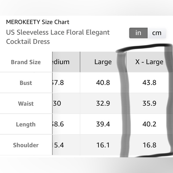 COPY - Merokeety Sleeveless Lace Floral Cocktail Dress - Picture 8 of 11